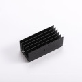 6061 6063 Aluminium -Extrusion Anodierter schwarzer Kühlkörper